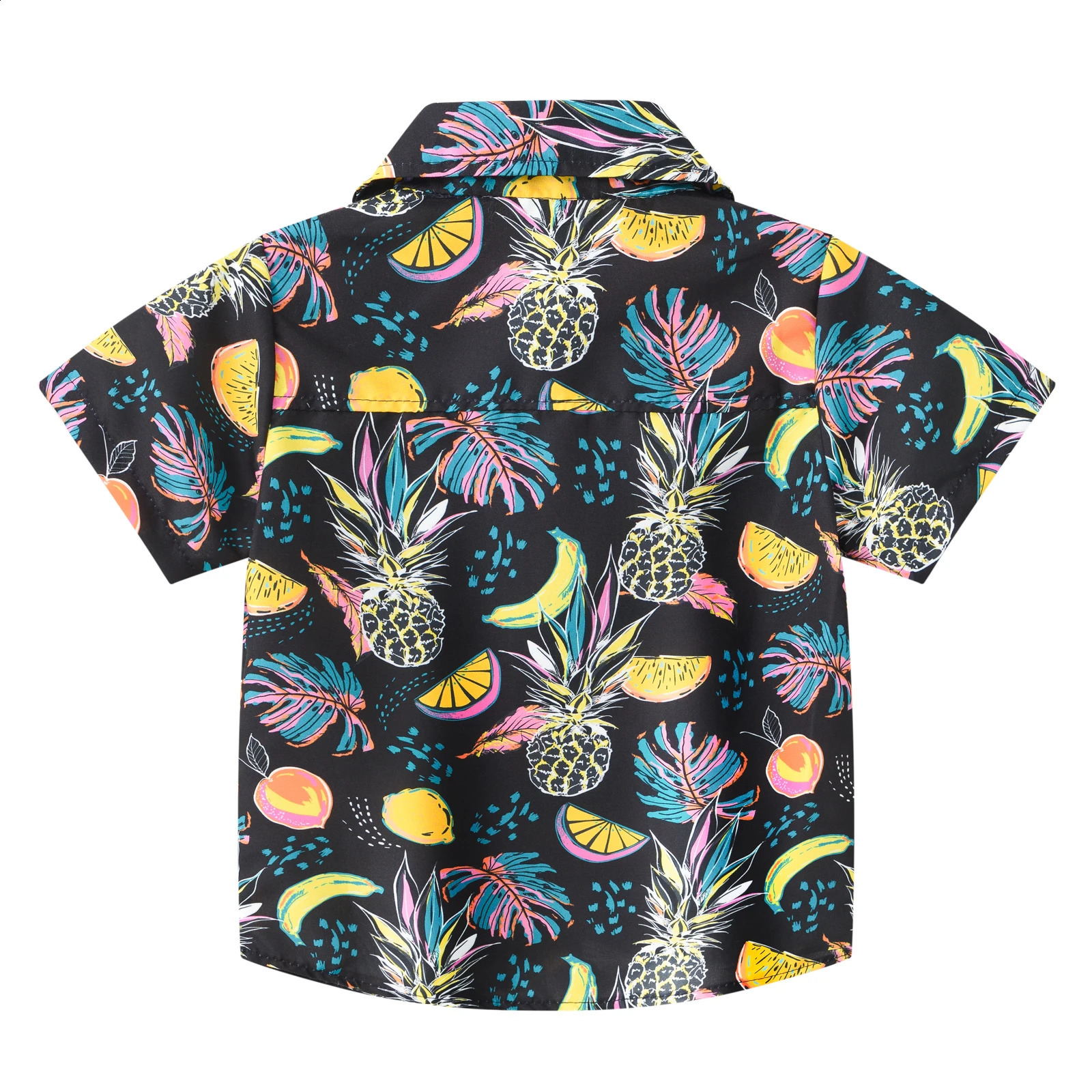 boys and girls childrens casual clown print fashionable short sleeved baby summer shirt 250319