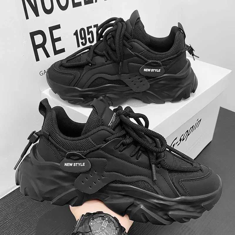 Fashion Men Casual Shoes Hot-selling Mens Platform Sneakers Cfortable Breathable Hard Wearing Men Running Shoes Tenis Hbres Z250319