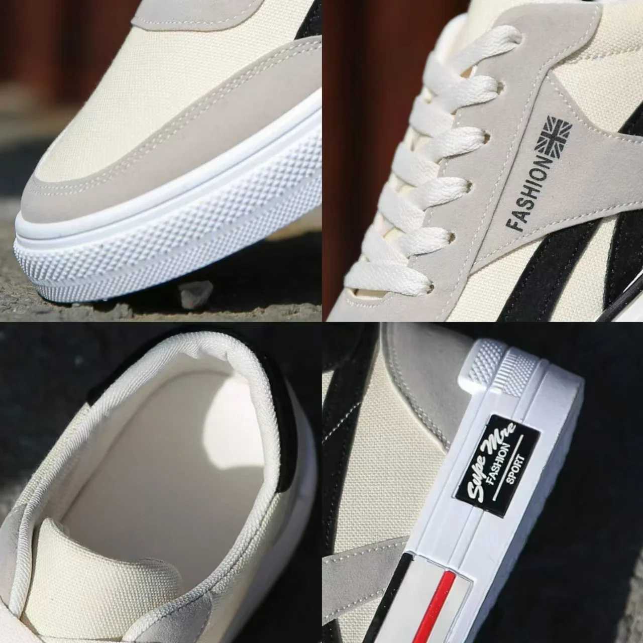 Fashion Mens Shoes Breathable Sneakers Outdoor Lace-Up Casual Shoes for Men Flat Canvas Shoe Lightweight Male Vulcanized Shoes Z250319