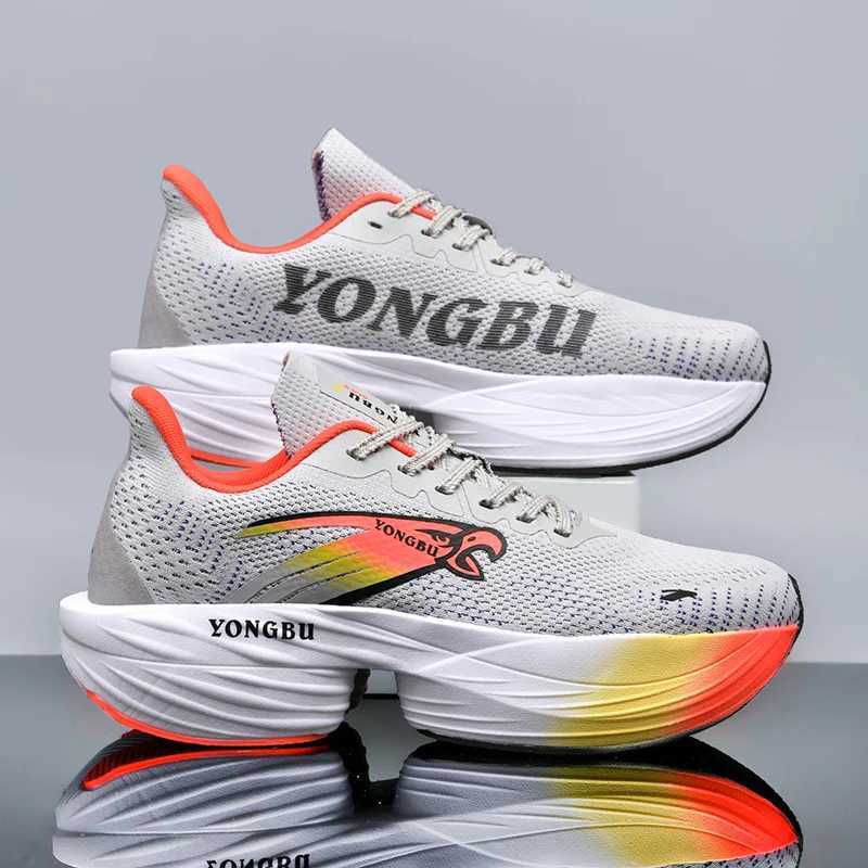 Marathon air cushion carbon board sports running shoes for men breathable and lightweight comfortable for women Non skin professional sports shoes Z25