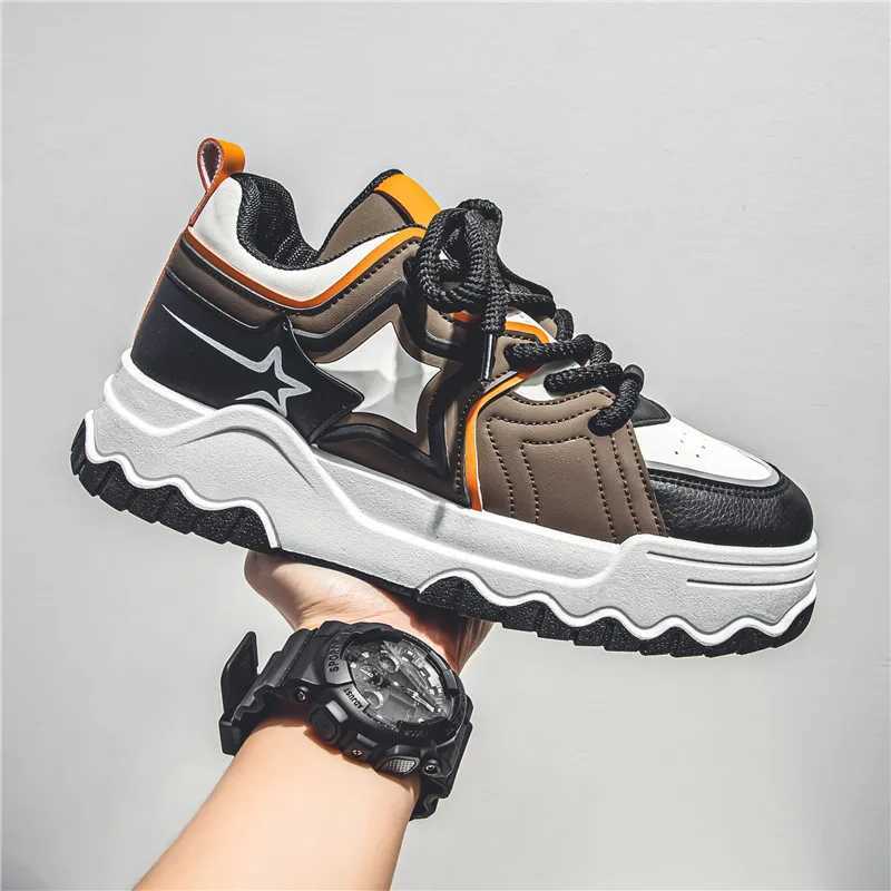 2024 New Hot selling Trend Student Casual Board Shoes Mens Classic Thick Sole Breathable Outdoor Running Sports Shoes Z250319