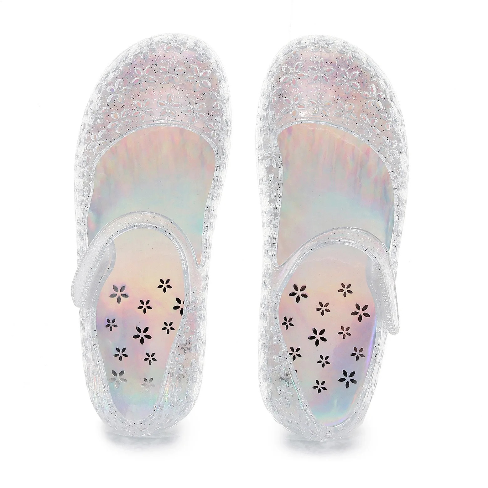 Childrens PVC Jelly Sandals Magic Simple Princess Beach Shoes Baby 250312