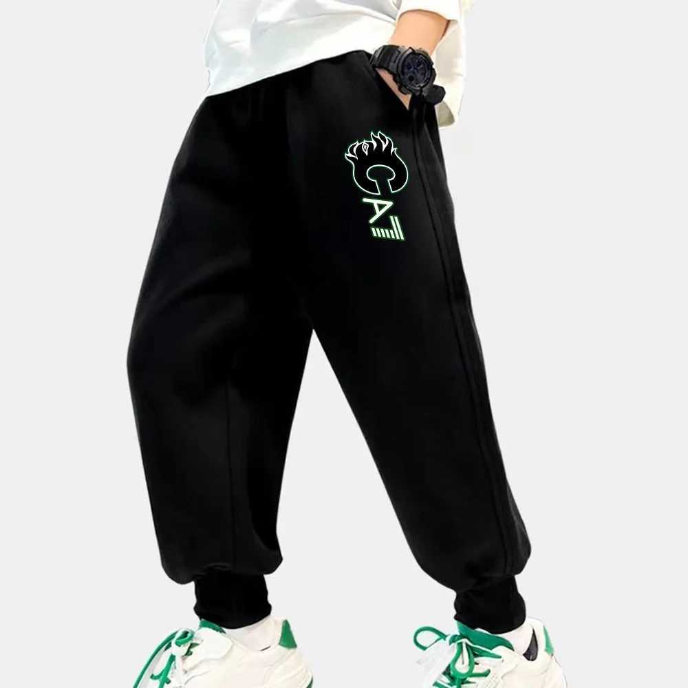 Simba Holiday Relaxation Boys and Girls 3-12 Years Old Daily Hip Hop Sports Pants Autumn/Winter Loose Comfortable PantsT250318