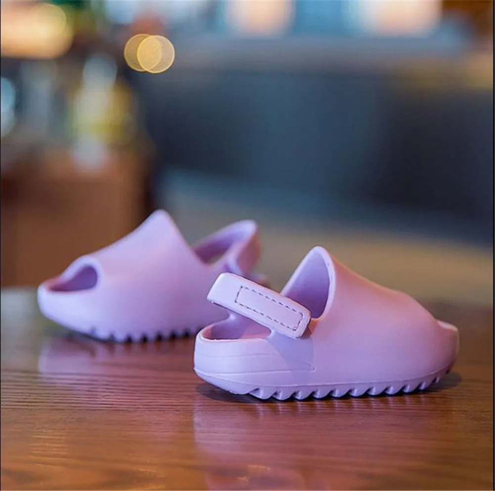 -08-05 Lioraitin Summer Boys and Girls Trend Jelly Shoes Childrens Sandals Fashion Beach Childrens Soft Shoes 250318