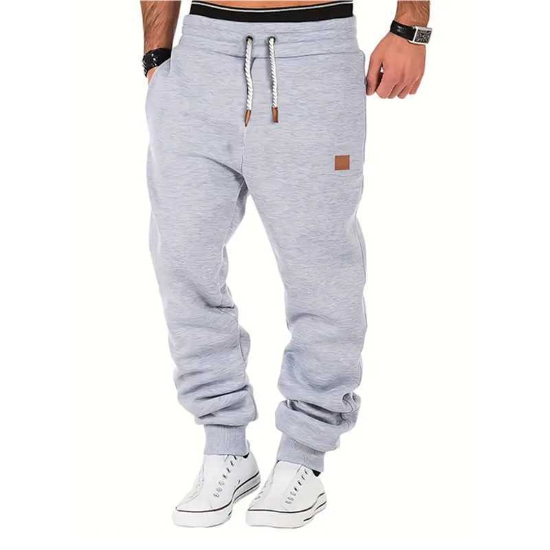 Y2K Spring Men Solid Color Cargo Pants Mens High Quality Casual Joggers Black Sports Pants Baggy Sweatpants Pantalones Hombre X250319