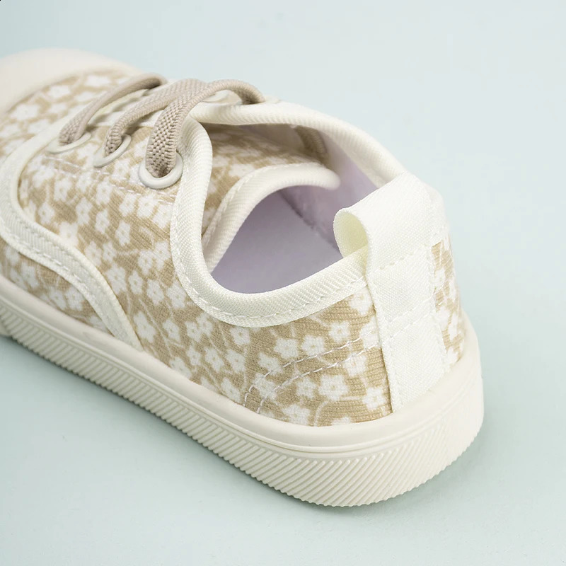Good-looking Princess Shoes for Little Girls Casual Lovely Print Canvas Suitable for Toddlers EKF35 250319