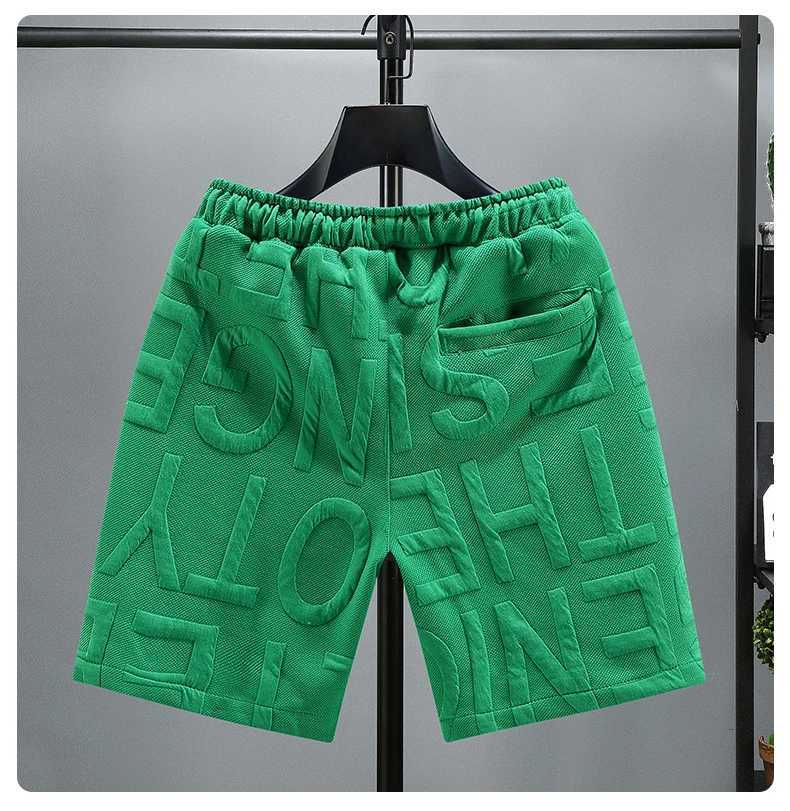 Letters Size 5XL 6XL 7XL Fashion New Knitted Shorts Mens Comfortable Elastic Waist Clothing Mens Breathable Shorts W250319