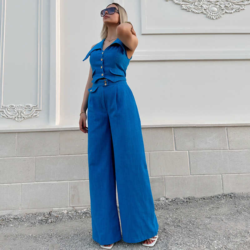 Summer Women's Fashion Luxury Women's Casual Women's Two Piece Set Summer 250315