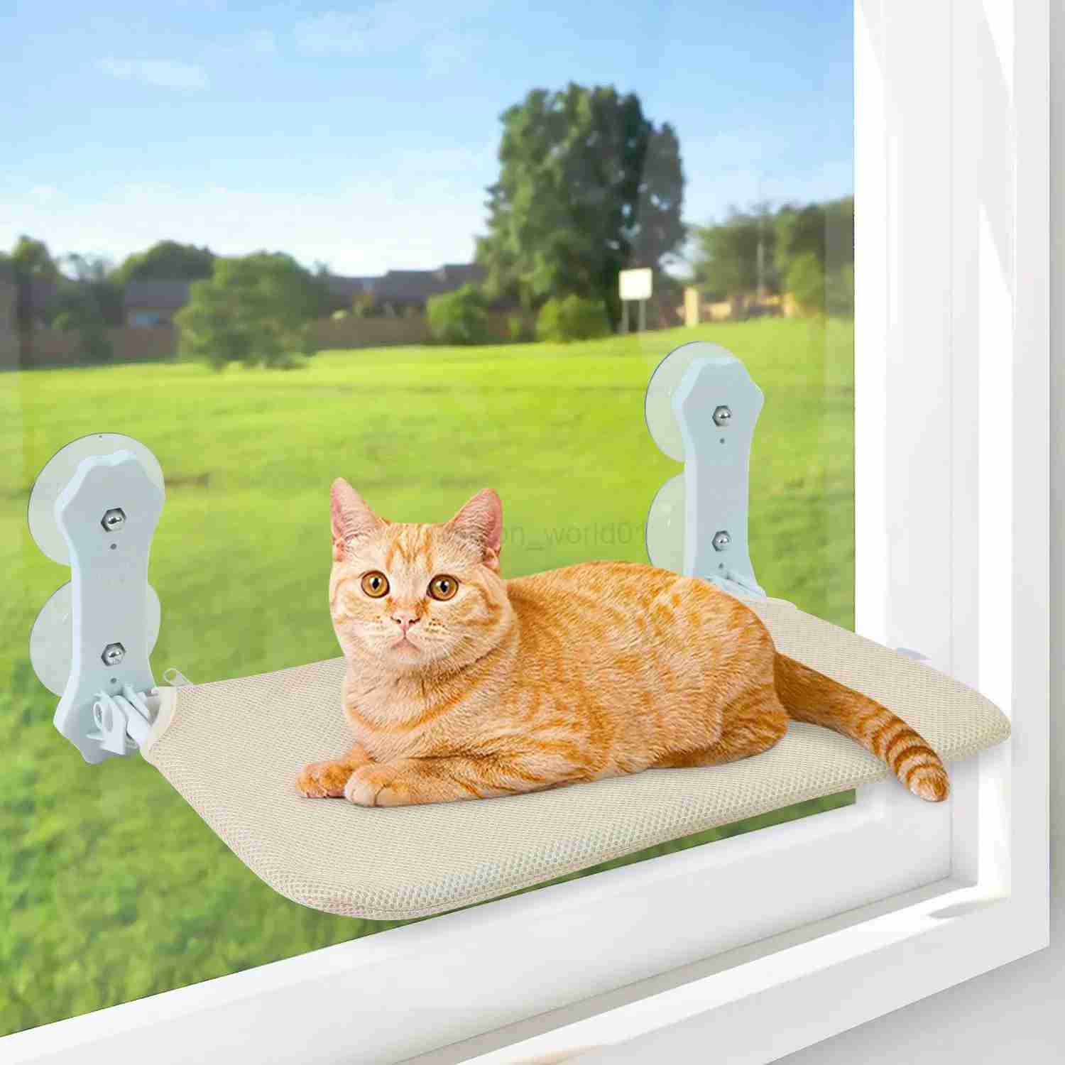New suction cup cat hanger folding hanger hanging cat nest cat bed balcony window glass cat hanger cat house