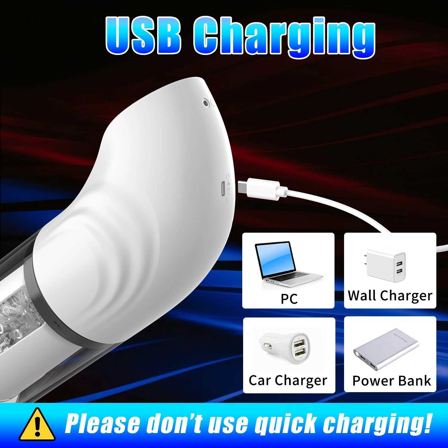Automatic male penile puncture toy 9 suction stimulation rotation mode adult masturbation cup oral sex machine vaginal pump adultXJ250319