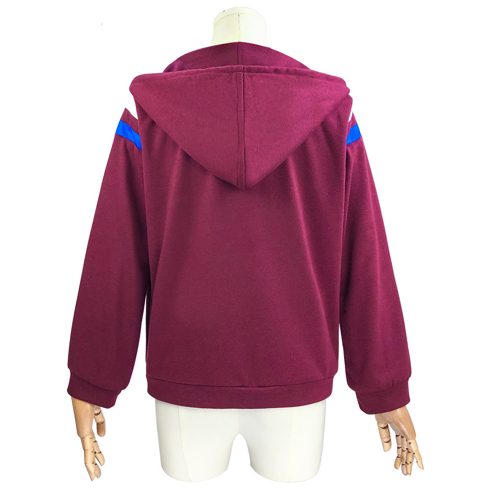 American TV Series Wanda Vision Crimson Witch Same Hoodie Cosplay Costume