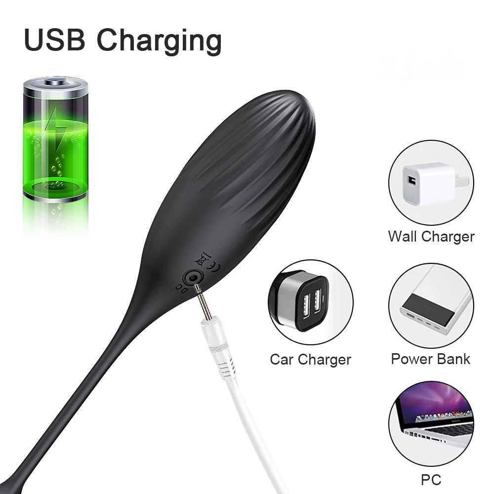 Prostate massager with Cockering Vibration Butt Plug anal app vibrator wireless remote control sex toy W250319
