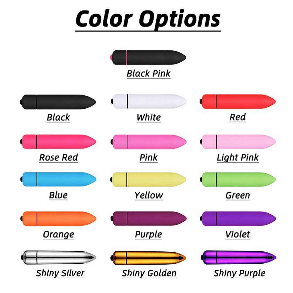 10 Speed Mini Bullet Vibration Adult Female Dildo Clit Stimulation Sex Toy Vibrating Jump G Spot Vagina Vibrator For Women W250319