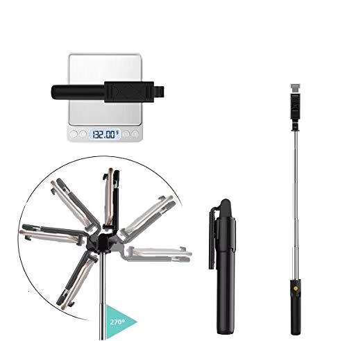 R1S Extendable LED Holder Stand Stick Remote Foldable Metal Tripod for Phone Camera Product Category Selfie Sticks