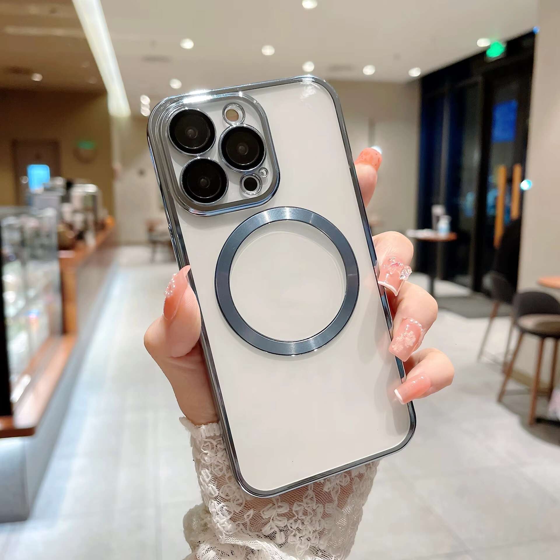 With Camera Lens Protection Electronic Printing Phone Case for IPhone 16 15 14 13 Pro Max Plus Soft TPU Cover