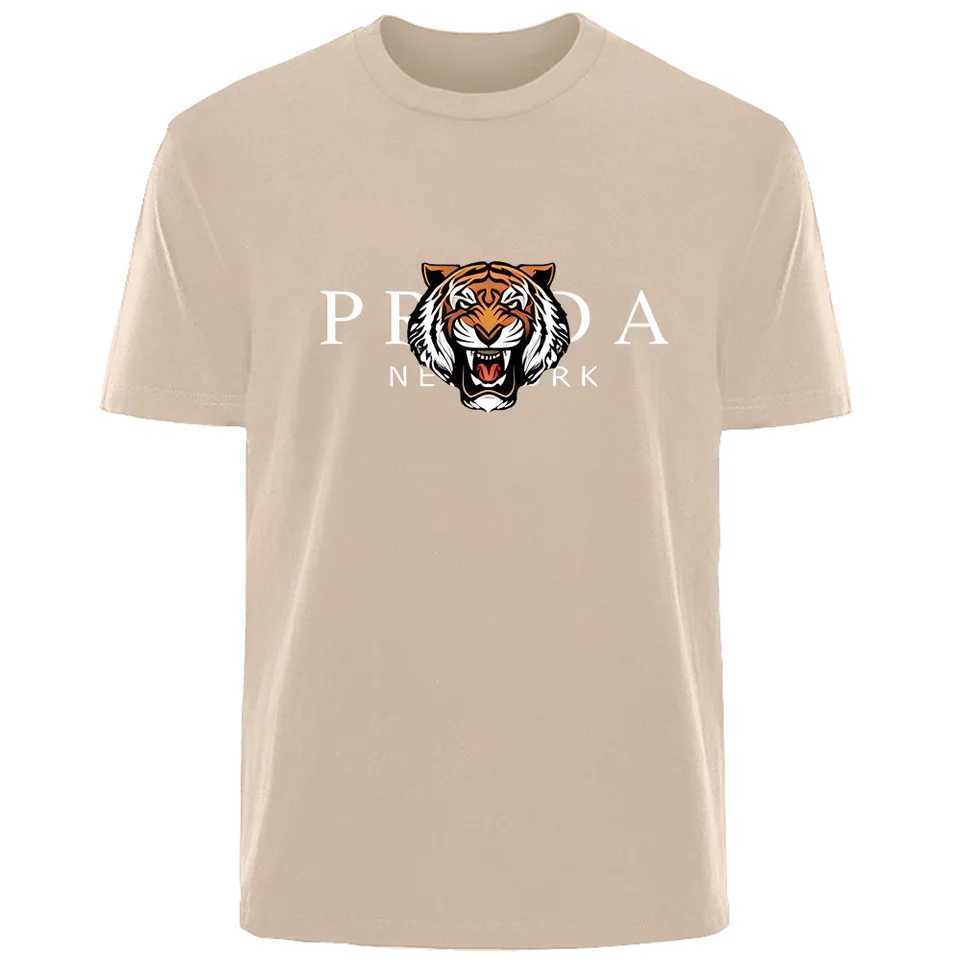 Harajuku Strong Print Summer High Quality Mens 100% Cotton Comfortable Breathable T-Shirt Casual Fashion Mens StreetwearT250318