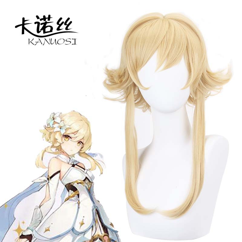 Kano Genshin Impact Traveler Girl Ying Sister Game Character Cosplay Wig