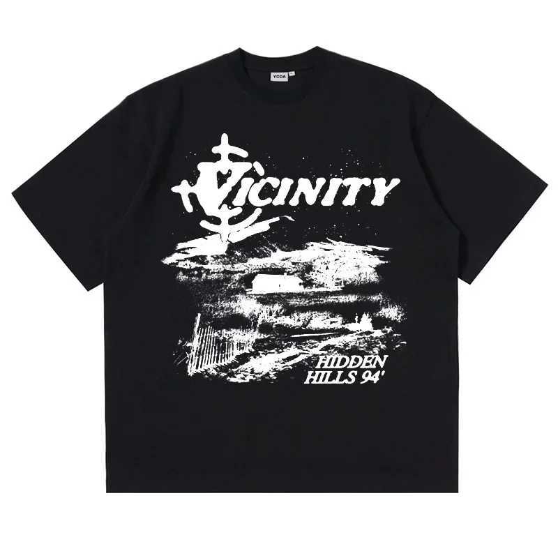 Mens T-shirt Ultra fine cotton Korean fashion retro graphic Y2k top Street clothing Short sleeved T-shirt Harajuku aesthetic clothingT250318