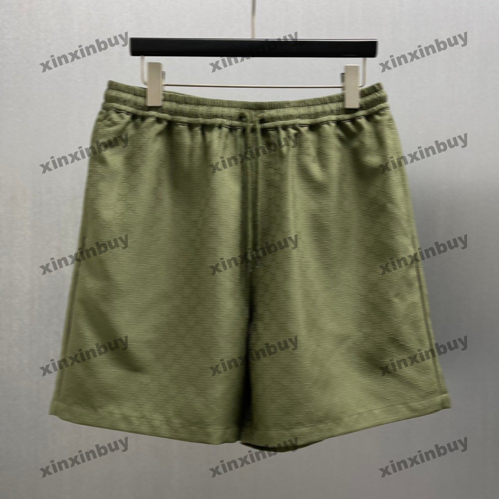 xinxinbuy Men women designer pant SHADOW Double letter Jacquard fabric shorts Spring Casual pants Black blue green red S-2XL