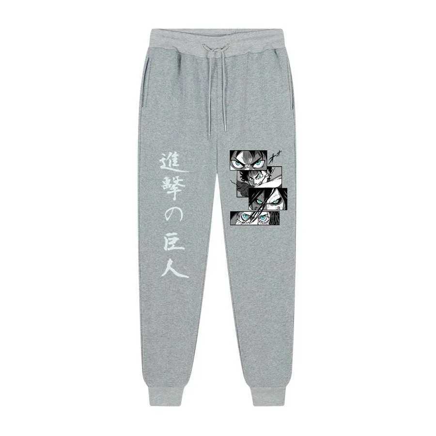Fashionable Anime Attack on Titan Fashion Printed Multi-Color Casual Pants Harajuku Mens Pants Daily Jogging Pants S-3XL X250319