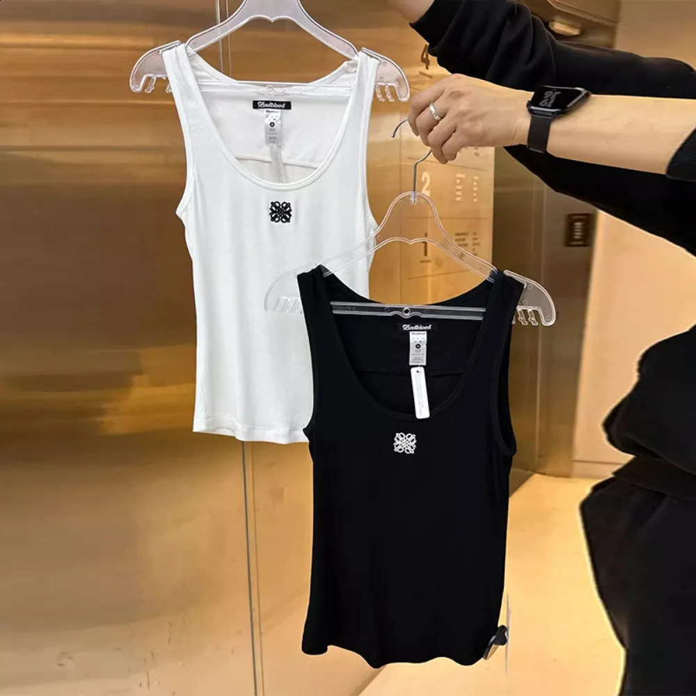 American Girls Tank Top Suspension Womens Korean Niche Print Interior Sexy Bottom Women 250319