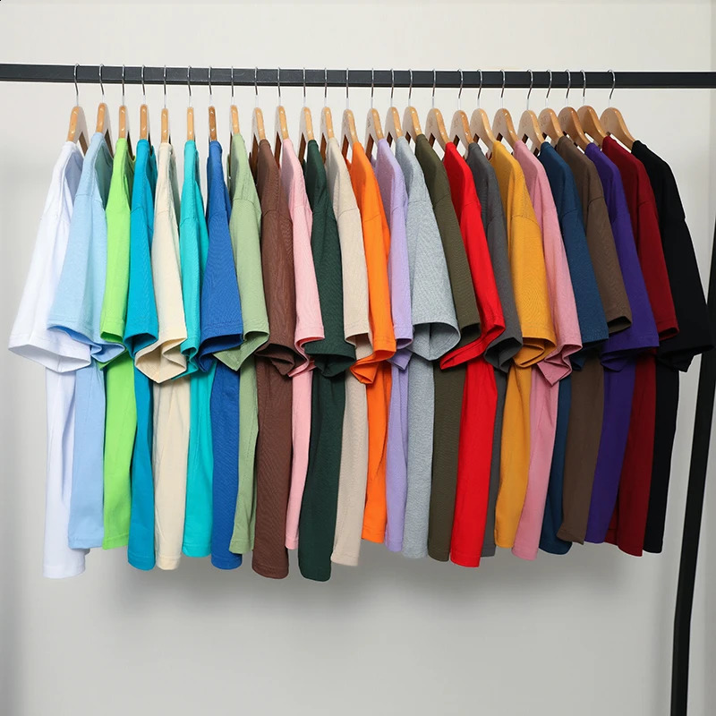 Oversized Summer Short Sleeve Mens T Shirt Fashion Solid Loose O-Neck T Shirts Mens Cotton Hip Hop Streetwear Top Tees 5XL 250319