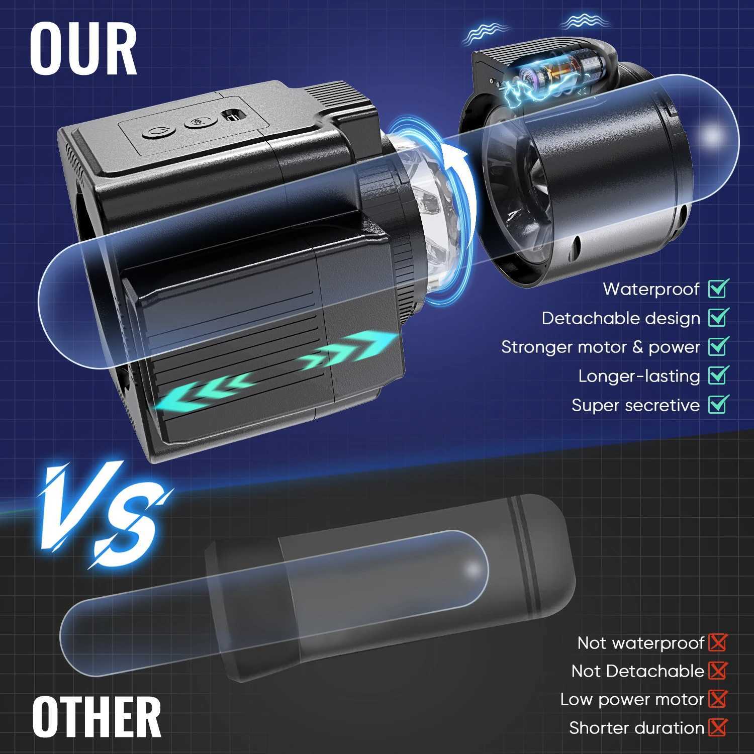 Automatic retractable male masturbator cup stimulating masturbator piston for male open adult devices oral sex toysXJ250319