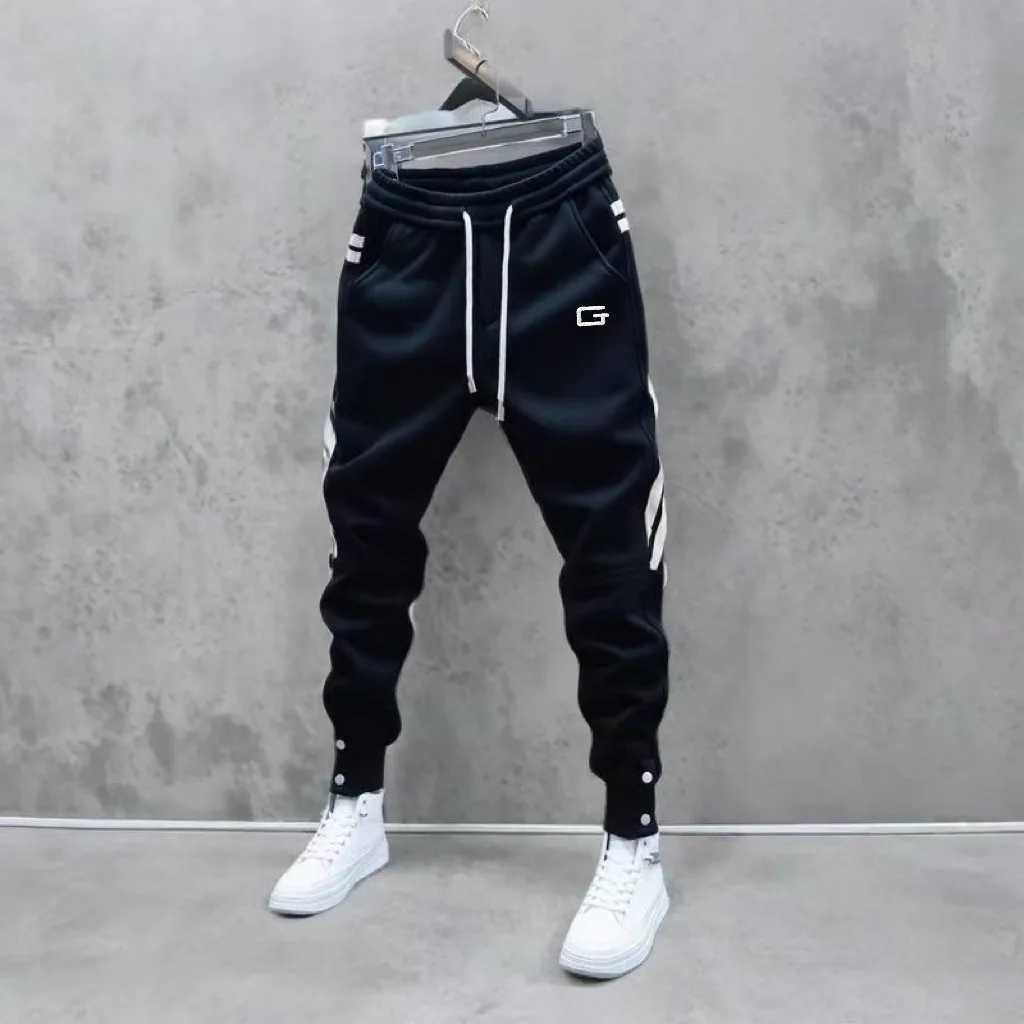 2024 New Men Joggers Autumn Sweatpants Winter Drawstring Casual Pants Workout Running Cotton Sports Trousers Men Clothing X250319