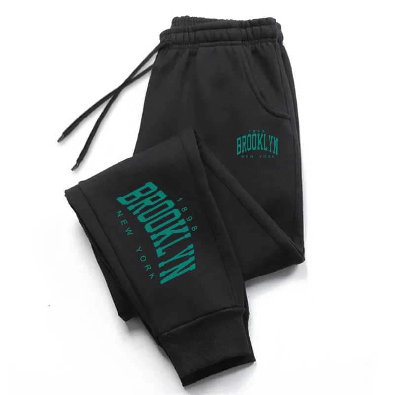 Mens Sweatpants Brooklyn Printing New Jogging Pants High Quality Fashion Casual Tracksuit Trousers Harajuku Sport Streetwear y2k X250319