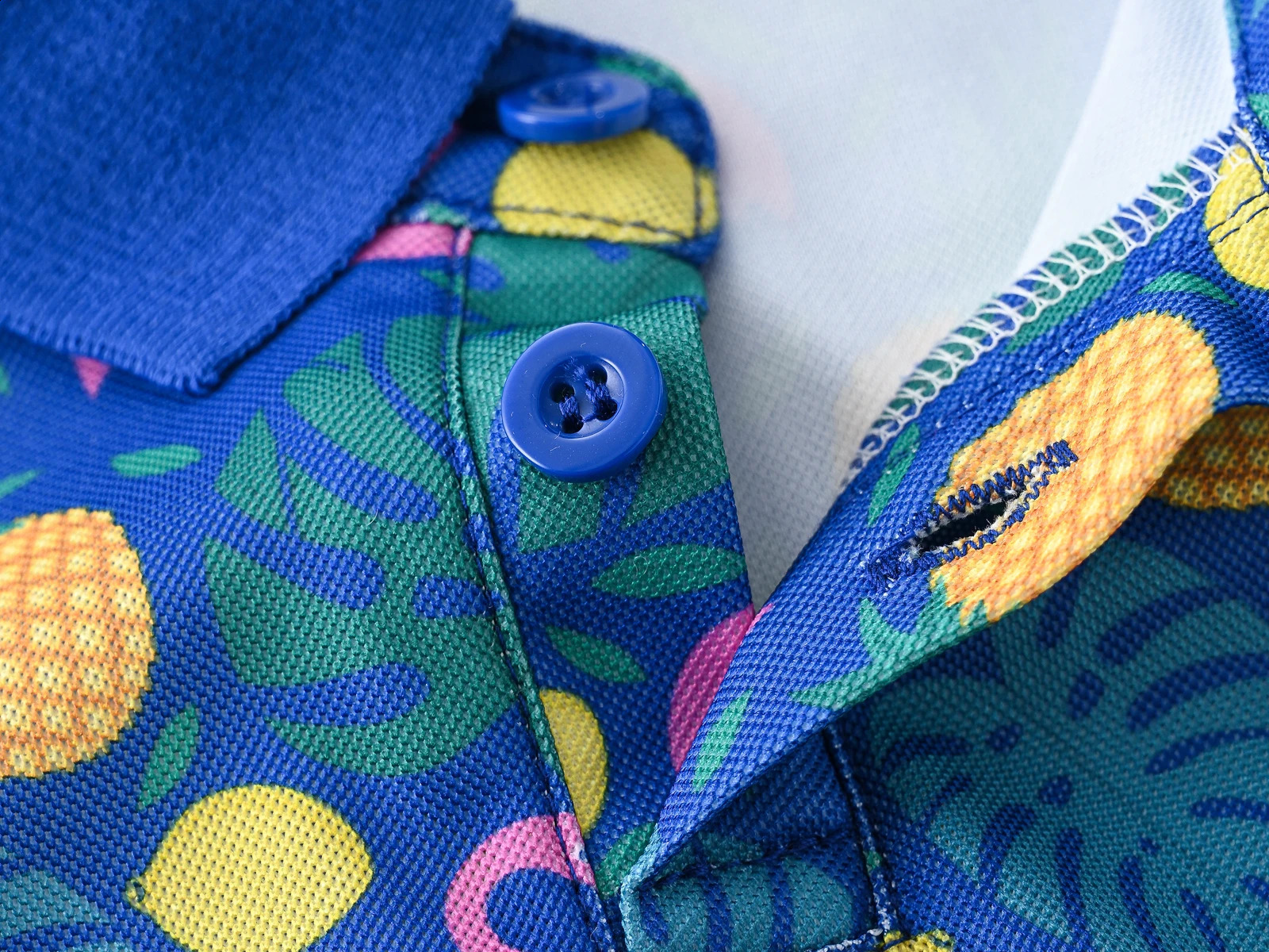 Printed lovely boys and girls breathable button blouse leisure classic n lapel micro-elastic POLO shirt 250319