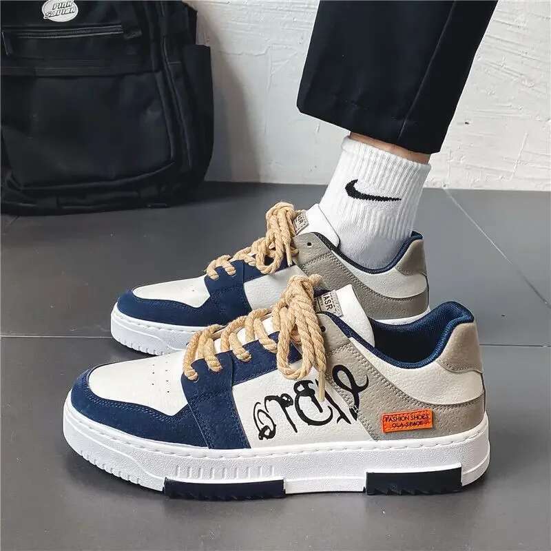 2025 New Men's Multi functional Thick soled Designer Fashion Sports and Leisure Skateboarding Shoes