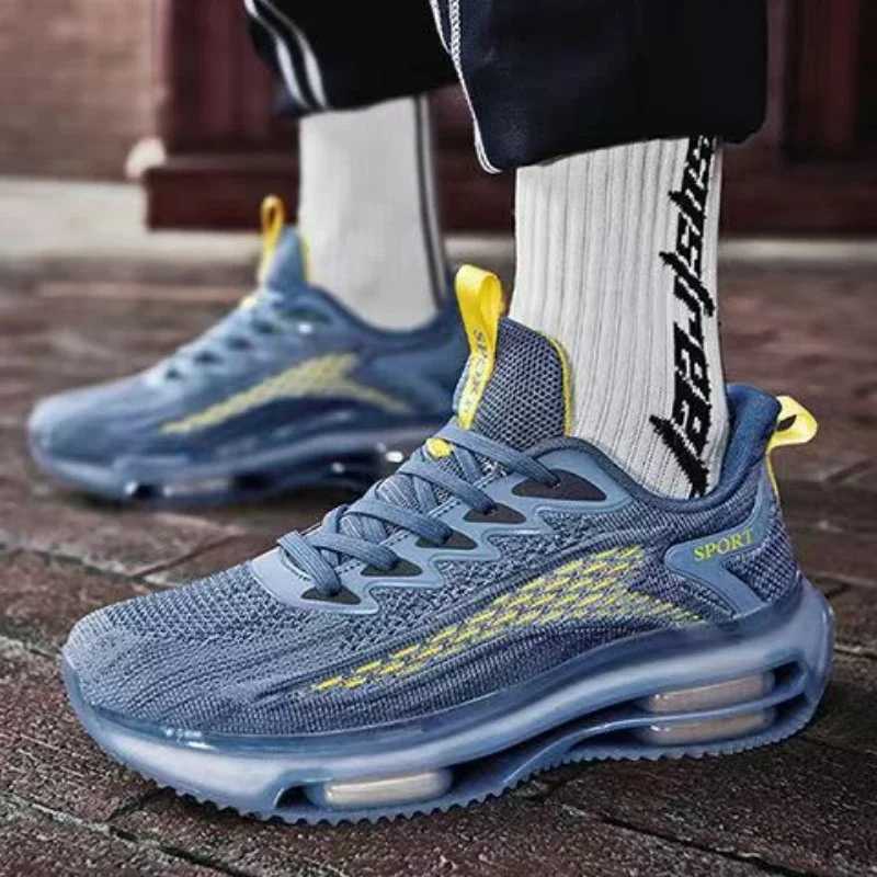 Outdoor Mens Casual Sneakers Chunky Running Shoes Fashion Men Shoes Mesh Breathable Basketball Shoes Non Slip Shock Tennis Shoe Z250319