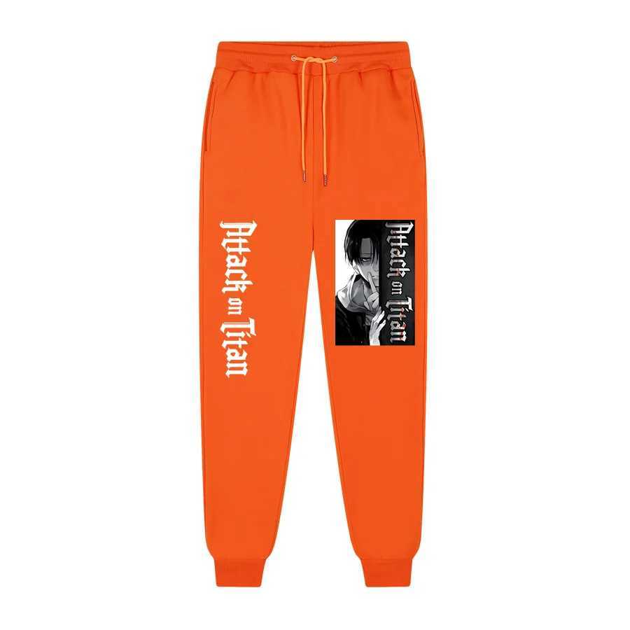 Quality Fleece Trousers Japanese Anime Attack on Titan Printed Men Women Men Jogging Pants Hip Hop Streetwear Men SweatpantS X250319