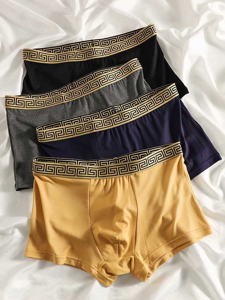 4PCS new personzed fashion mens underwear comfortable breathable mens boxers X250319