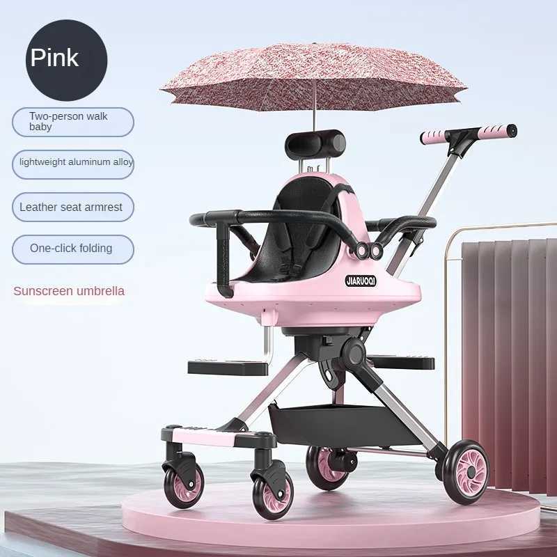 New twin baby strollers portable folding strollers twin baby strollers and baby strollers with umbrellas Z250319