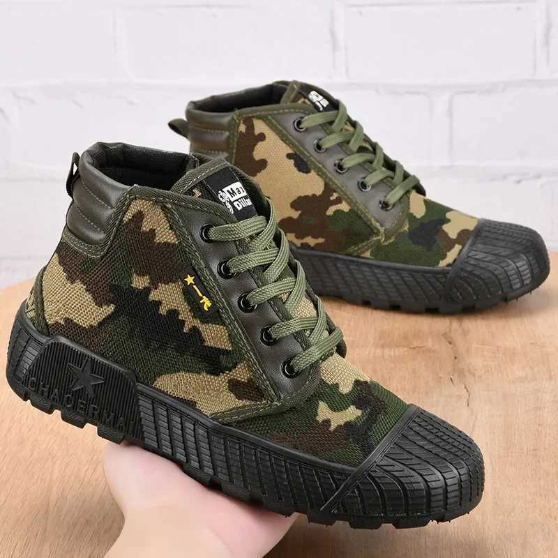 Mens Canvas Shoes Outdoor Work Shoes Non Slip Breathable Casual Sneakers for Men Soft Sole Wear-resistant Walking Flats Zapatos Z250319