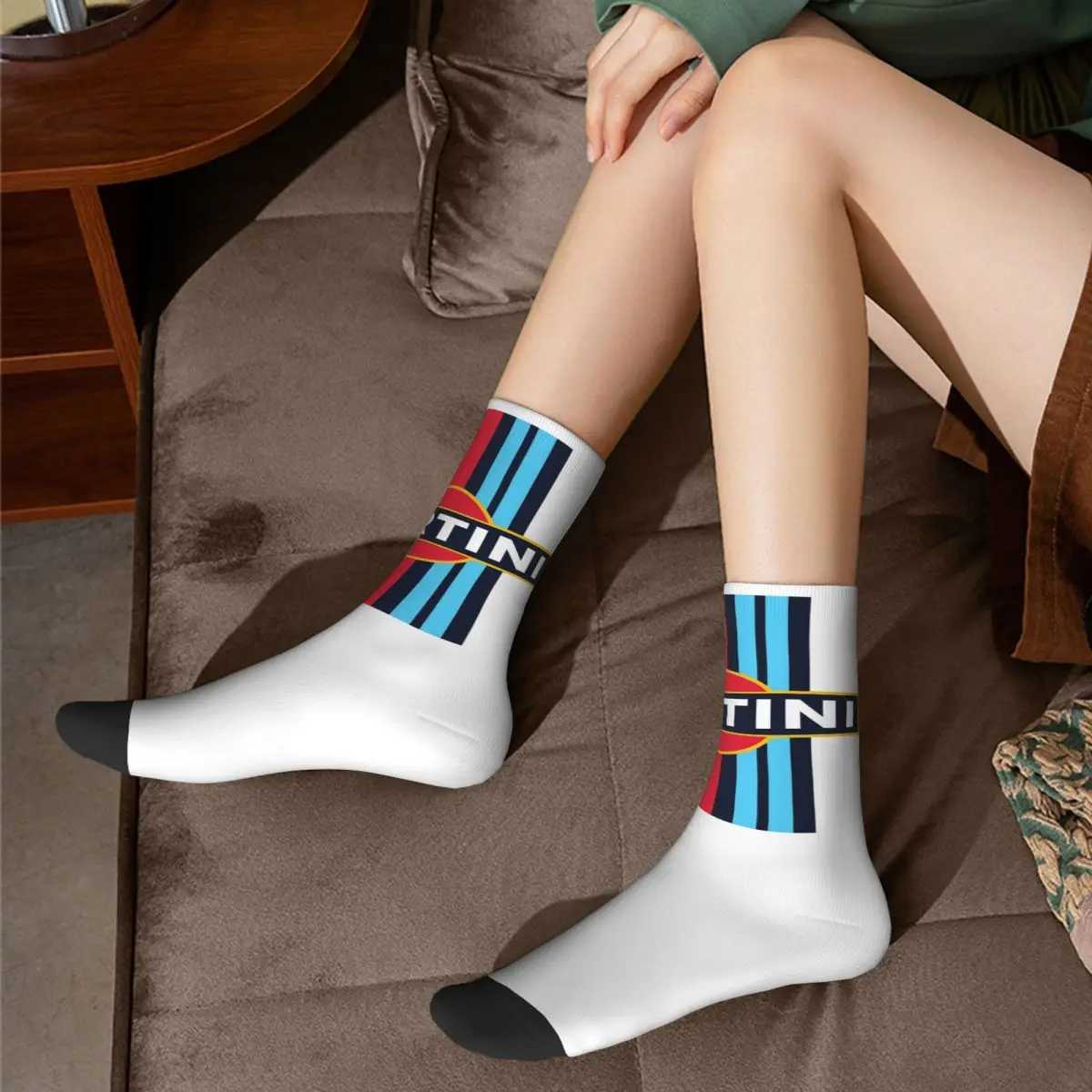 Martini Racing Socks Harajuku High Quality Stockings All Season Long Socks Accessories for Mans Womans Gifts X250319