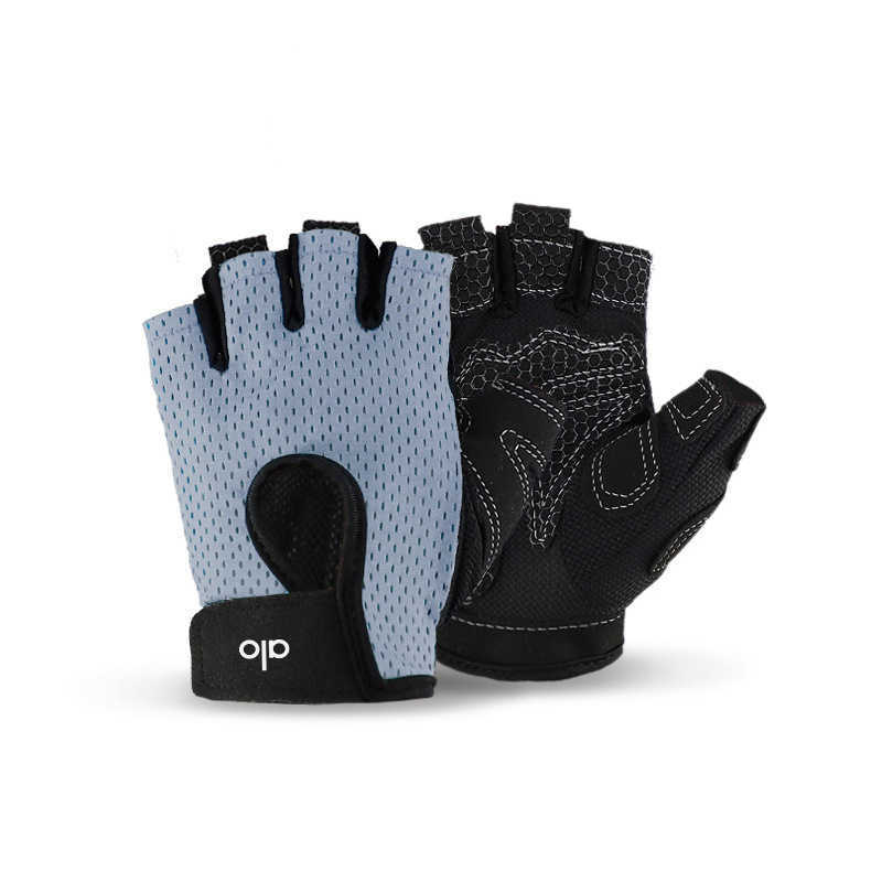 Five Fingers Gloves Yoga Gloves for Men and Women Anti Slip Cocoon Wear-resistant Breathable Fitness Half Finger Summer H250318