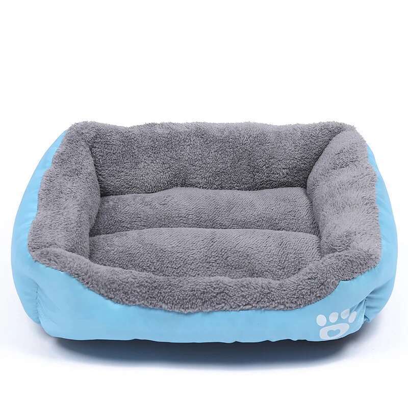 Soft Warm Bed Color Square Winter Cozy Ultimate Fleece Mat Cat Waterproof Bottom For Large Medium Small Dog House
