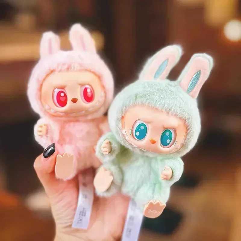 Popmart Labubu 2nd Generation Monster Sitting at Party Vinyl Blind Box Heartbeat Macaron AMP; Ampere Duodo pendant decorationT250318