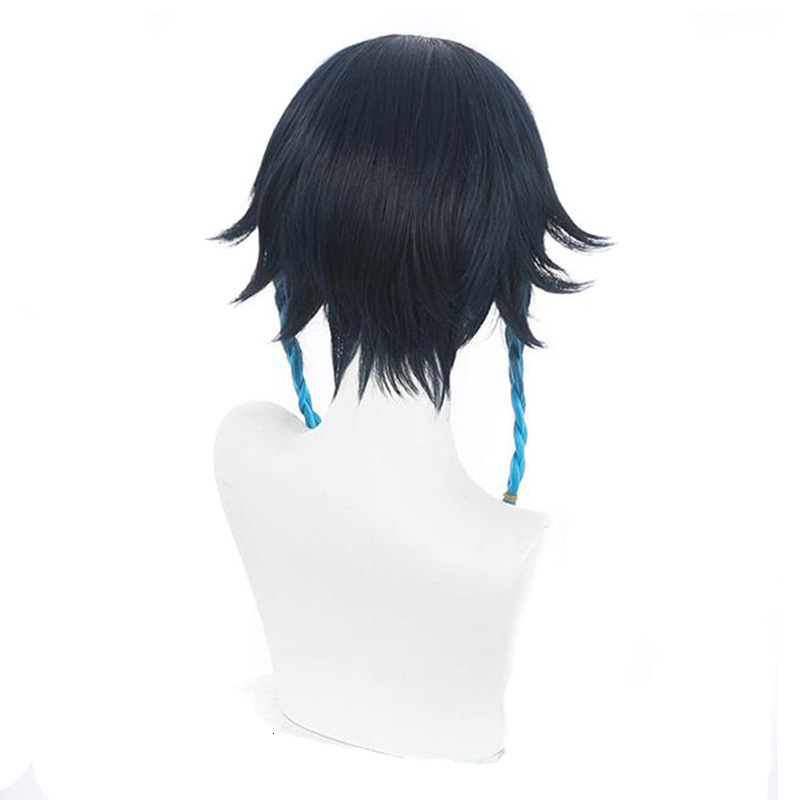 Kanos Genshin Impact Wendy Venti Gradual Blue Braid Anti Warping Style Cos Wig