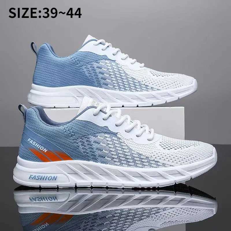 Mens Mesh Casual Sports Shoes Running Shoes Breathable Knit Sports Shoes Mat Lightweight Casual Shoes Z250319