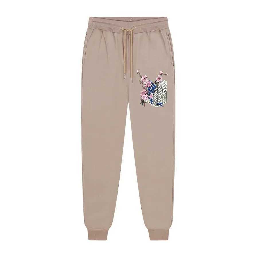 Autumn and Winter New Mens Jogging Pants Attack on Titan Printed Trousers Daily High Street Casual Fleece Sweatpants S-3XL X250319