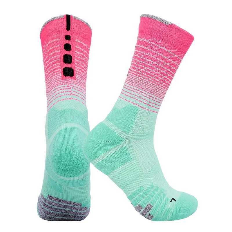 Mens Basketball Socks Middle Thickened Breathable Towel Bottom Colorful Fitness Running Cycling Hiking Sports Socks calcetines X250319