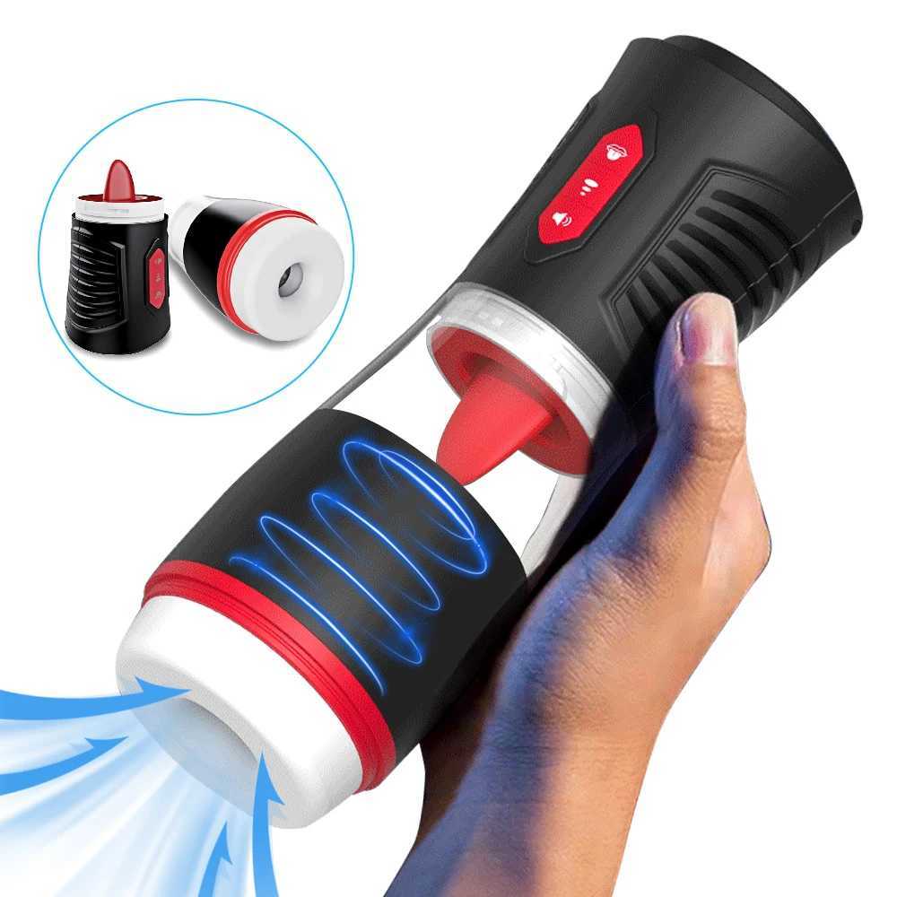 Automatic Male Masturbation Sucking Machine Vibration Tongue Licking Glance Stimulating Oral SexXJ250319
