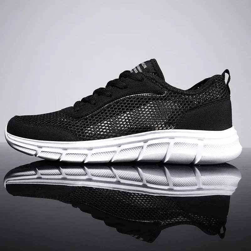 Summer mesh shoes mens sports shoes breathable lightweight mens casual shoes lace walking shoes Tenis Masculino Zapatillas Hombre Z250319