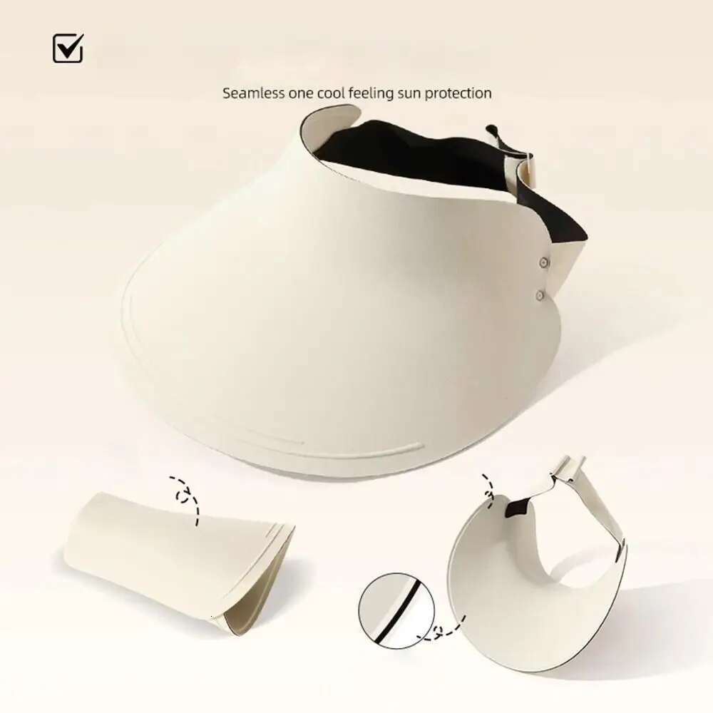 UV Sun Protection Fashion Seamless Integrated Breathable Sports Cap Foldable Sunscreen Hat Outdoor