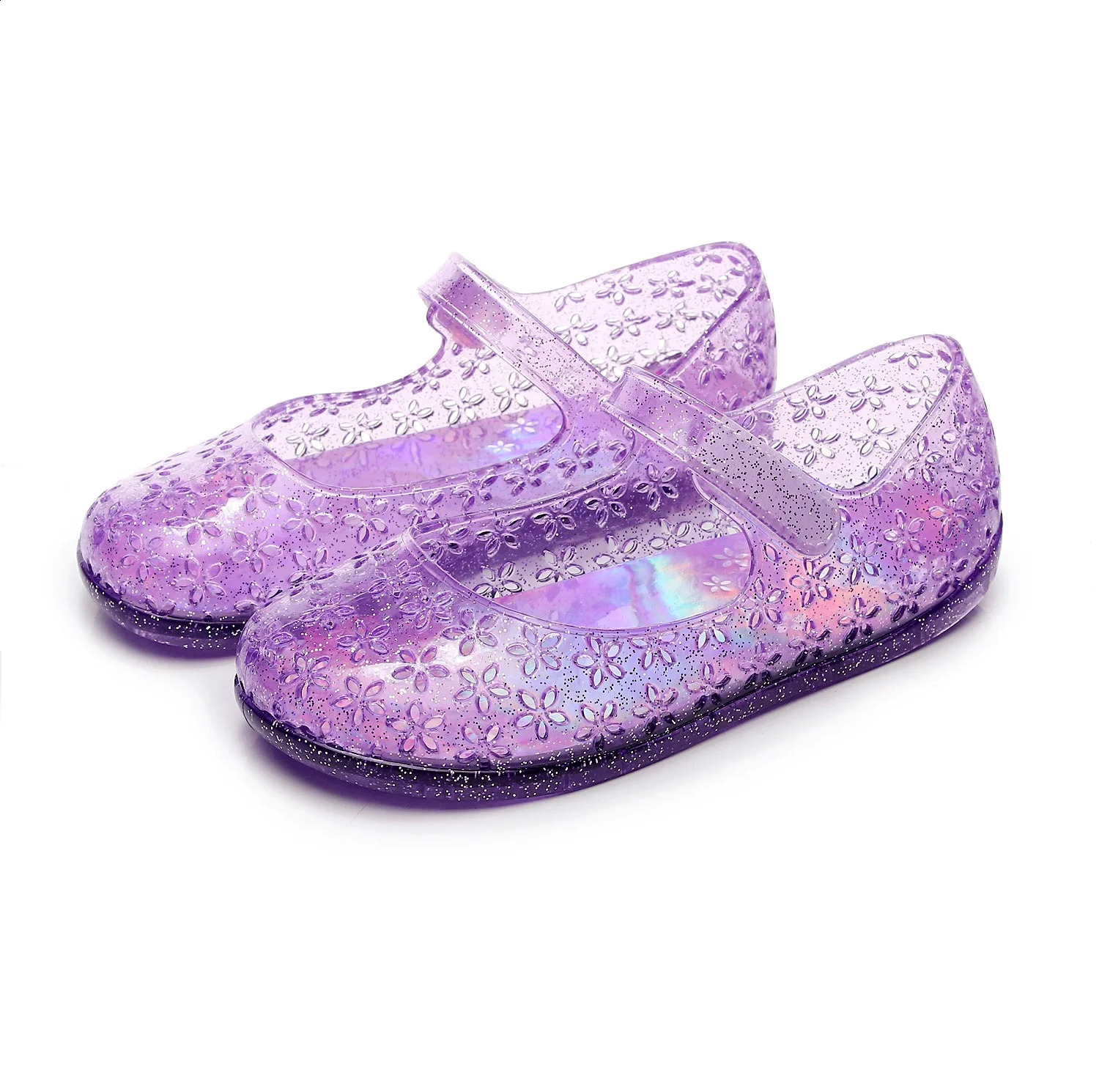 Childrens PVC Jelly Sandals Magic Simple Princess Beach Shoes Baby 250312