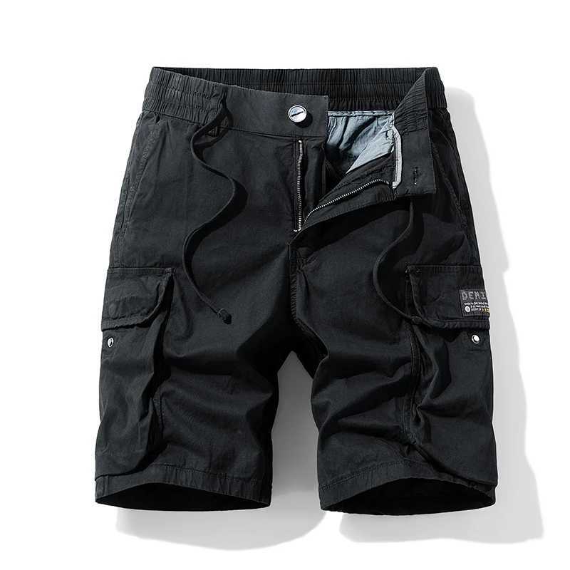 Summer mens cotton cargo shorts mens jogging sports casual beach shorts mens Bermuda streetwear outdoor fashion shorts Trouser W250319