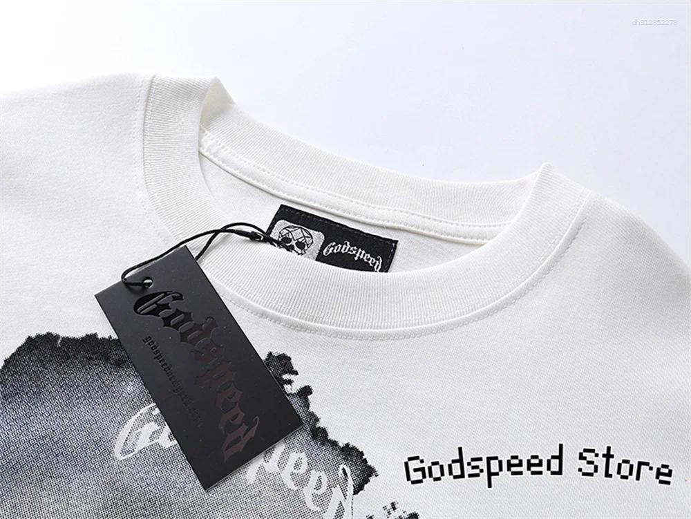Men's T Shirts 25SS Short-sleeved T-shirt Personality Skull Print Streetwear Loose Casual Men Couple Hip Hop Tee Top